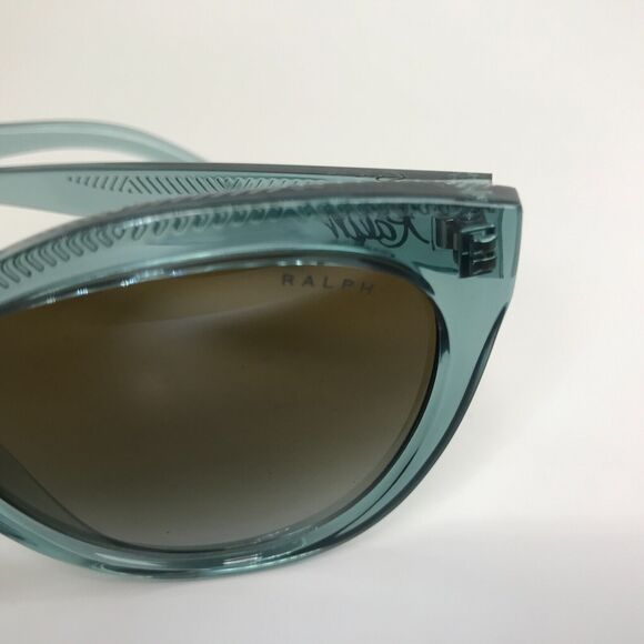 Ralph Lauren RA 5260 5803 / TZ 140 Clear Gray Frame Polarized Sunglasses & Case - Picture 3 of 16